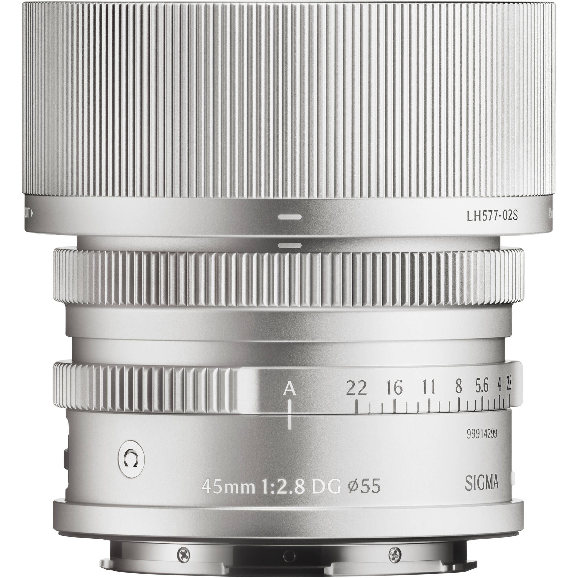 SIGMA 45mm F2.8 DG | Lマウント シルバー 新品 Sigma 45mm f/2.8 DG Contemporary Lens (L-Mount, Silver)