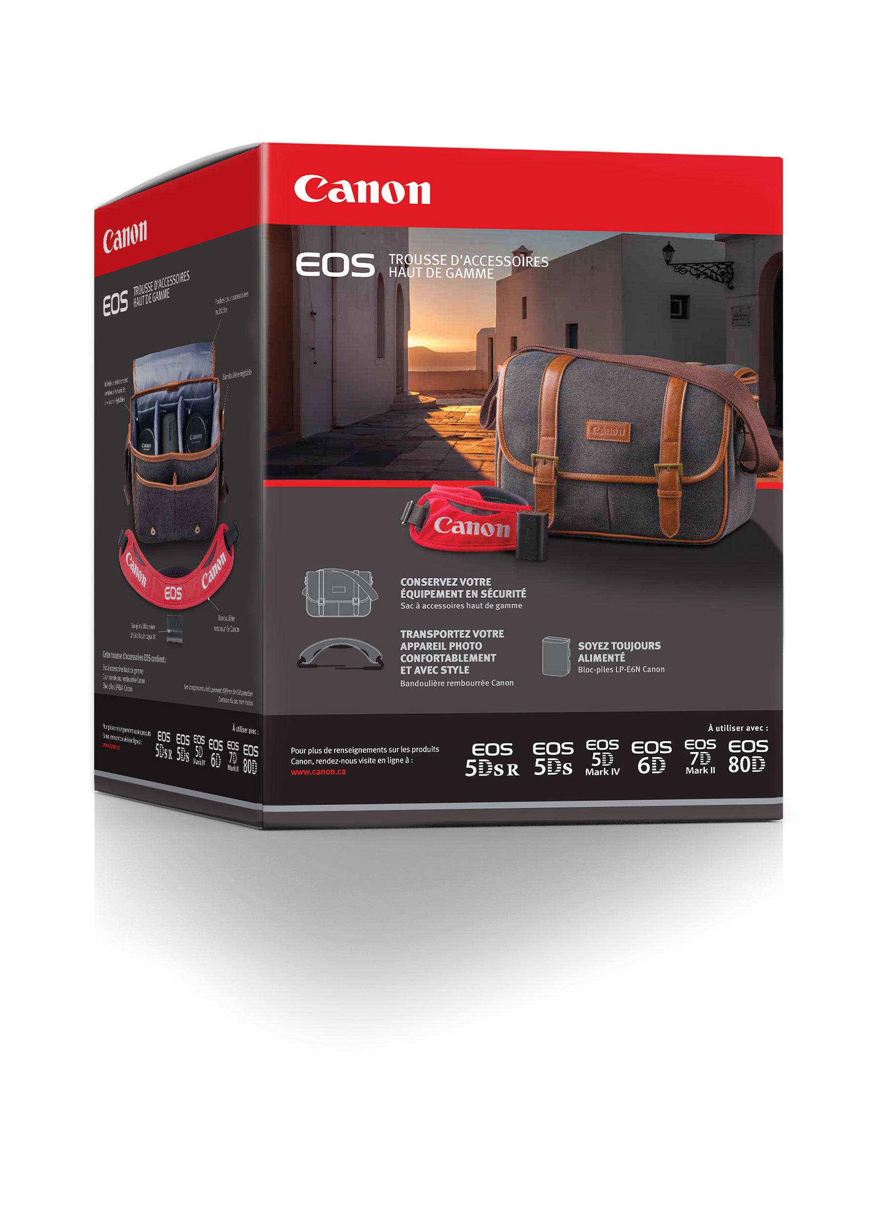 Canon EOS Premium Accessories kit - Includes Bag, LP-E6N, DSLR Strap