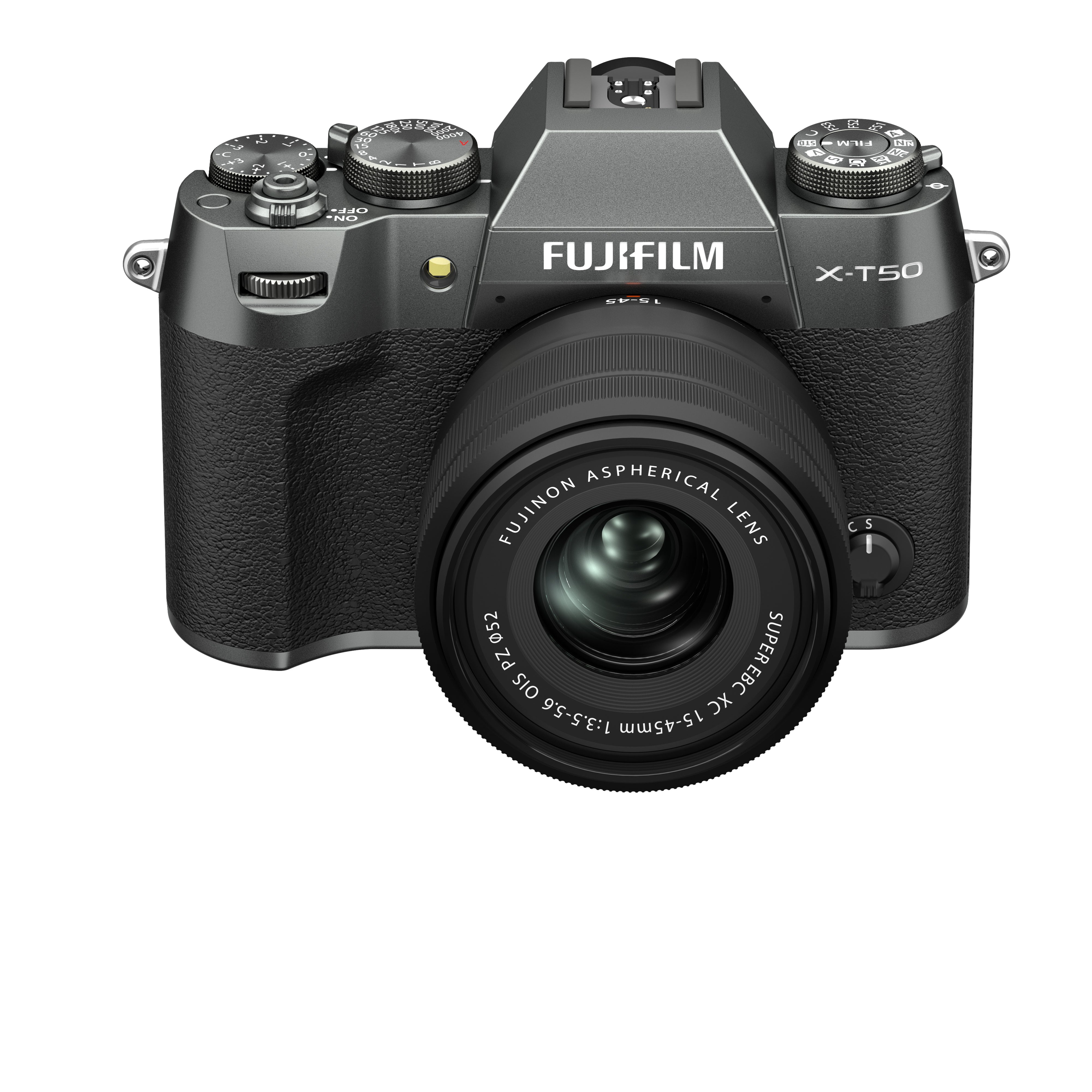 Fujifilm X-T50 with XC15-45mm Lens Kit - Charcoal Silver