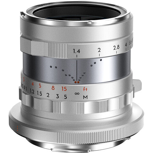 Thypoch Simera 35mm f/1.4 Lens (Canon RF, Silver) | ExcellentPhoto.ca