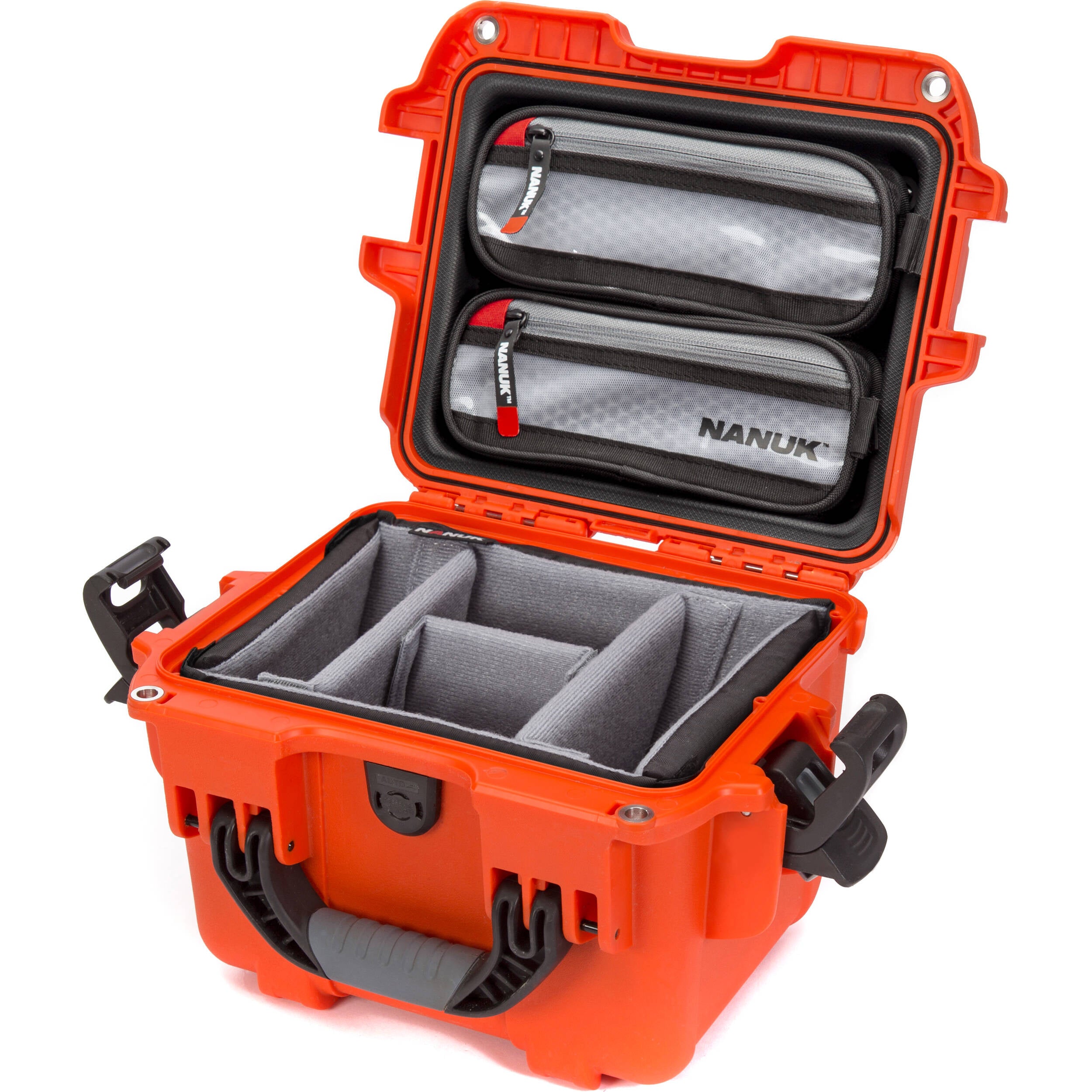 Nanuk 908 Waterproof Pro Photo Kit (Orange, 8.8L)