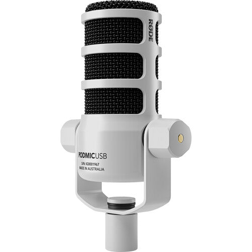 RODE PodMic USB & XLR Dynamic Broadcast Mic (White) | Canada