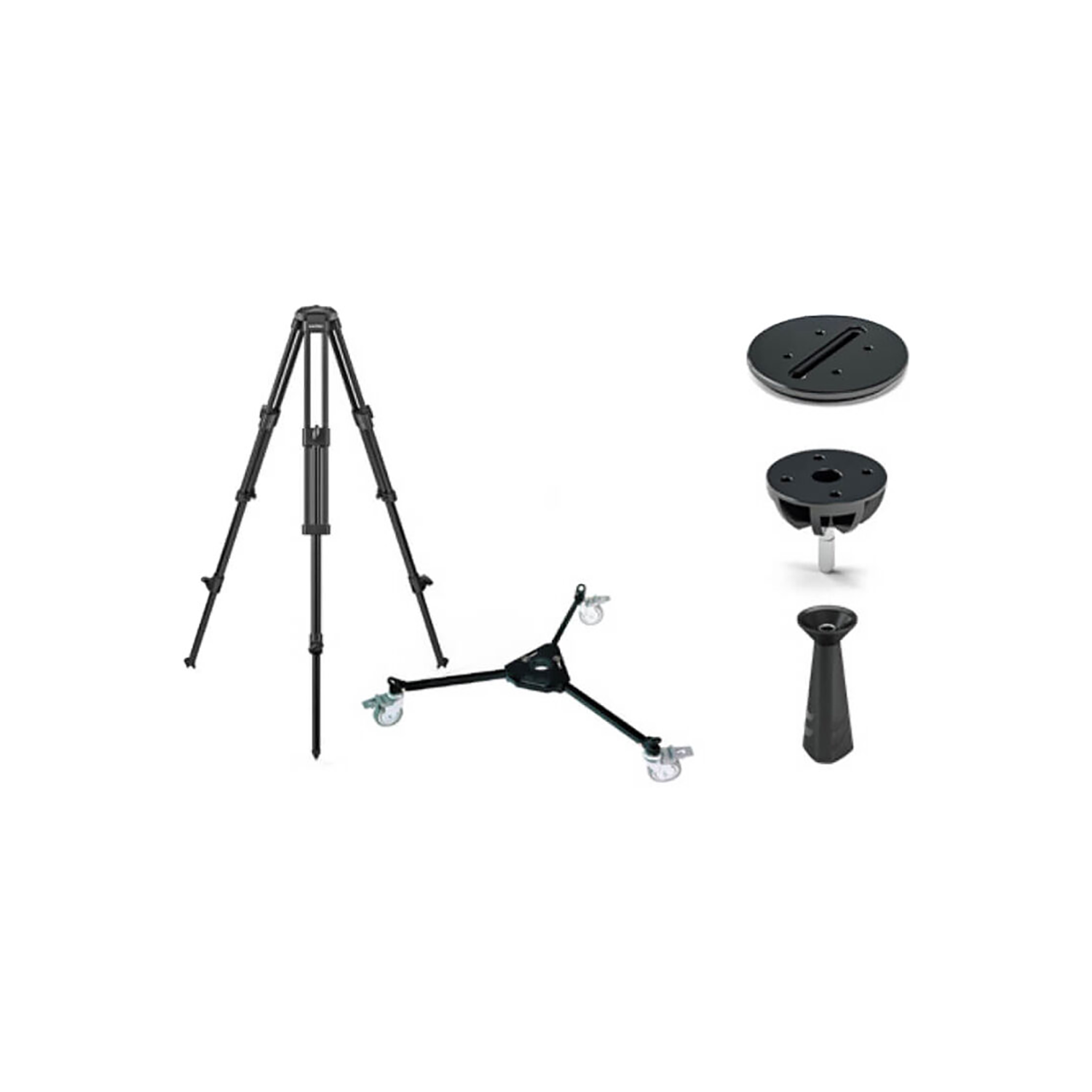 Sachtler PTZ Tripod System with Tripod Dolly (26.5 lb Payload)