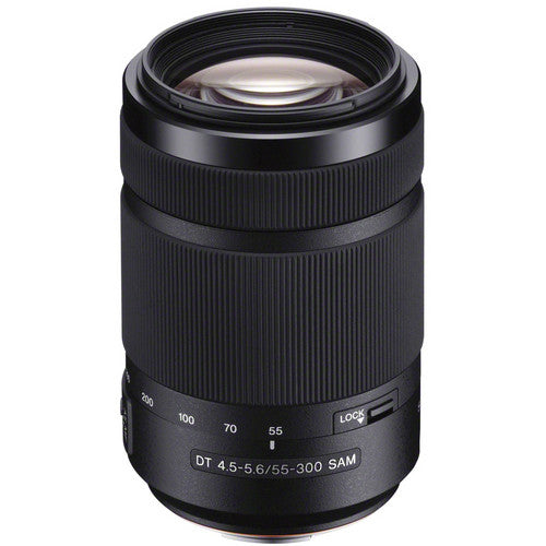 Sony SAL55300 - Telephoto zoom lens - 55 mm - 300 mm - f/4.5-5.6 DT SAM -  Sony A-Mount