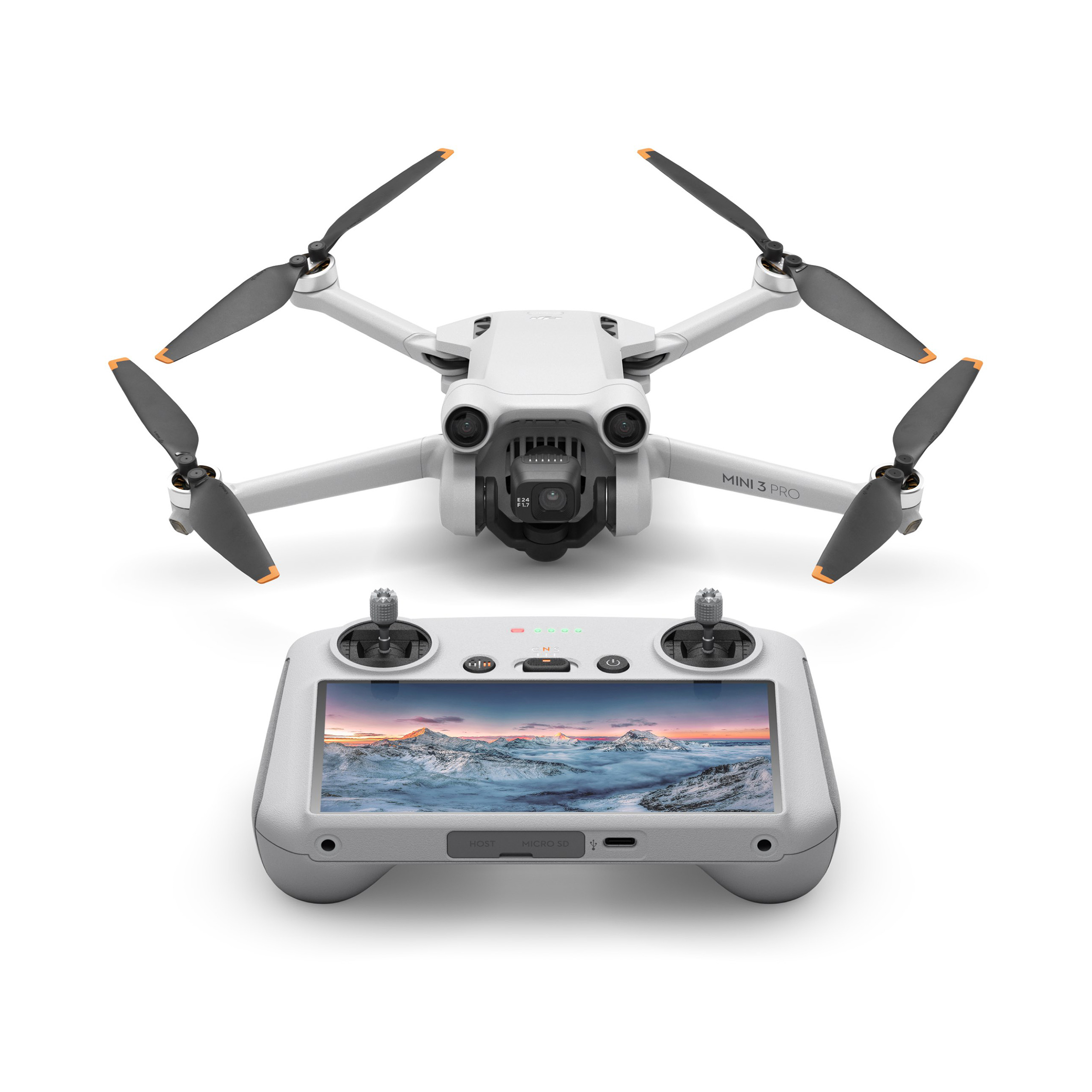 Drone with online screen on controller
