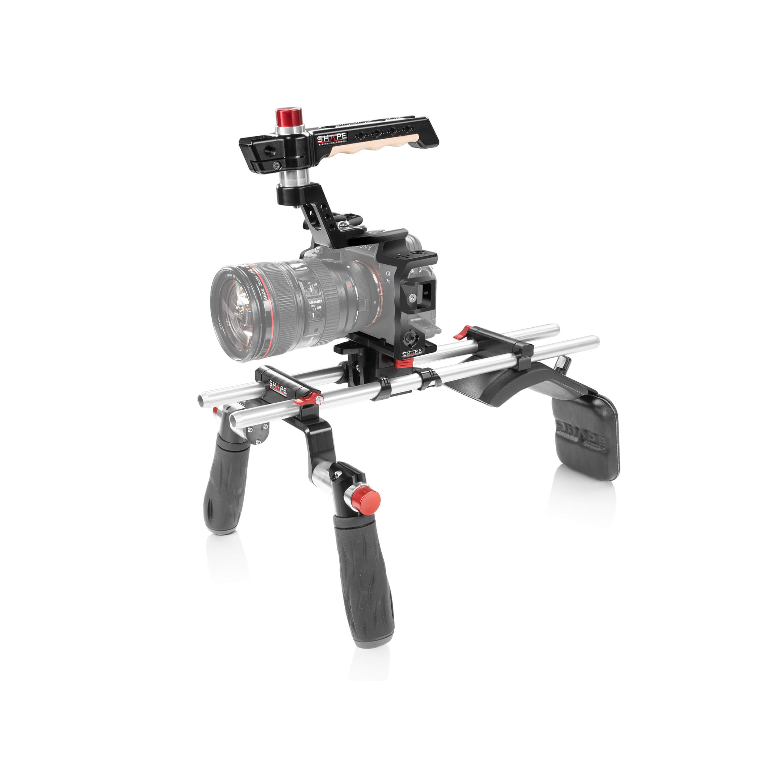 SHAPE Shoulder Mount Kit with Matte Box and Follow Focus for Sony a7S