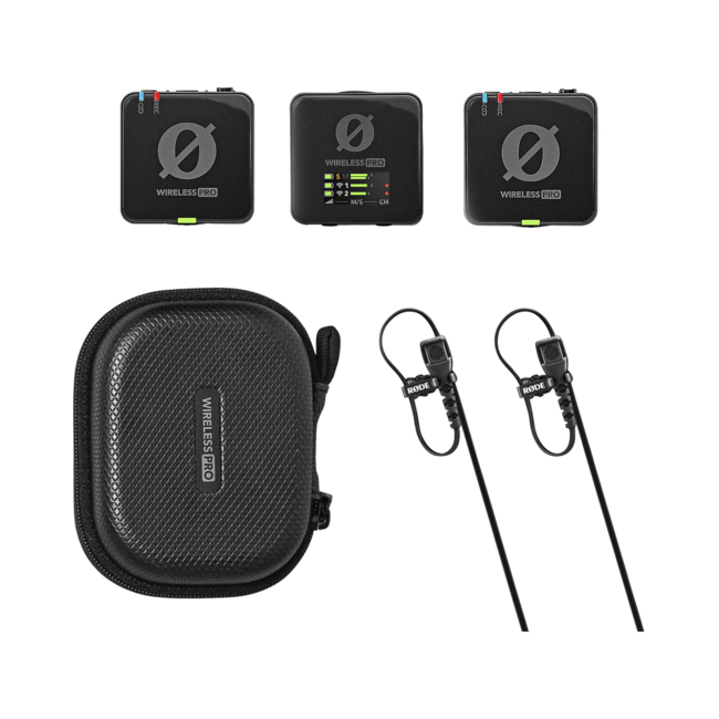 RODE Wireless PRO 2-Person Wireless Microphone System with Lavaliers RODE Wireless PRO 2-Person Wireless Microphone System with Lavaliers