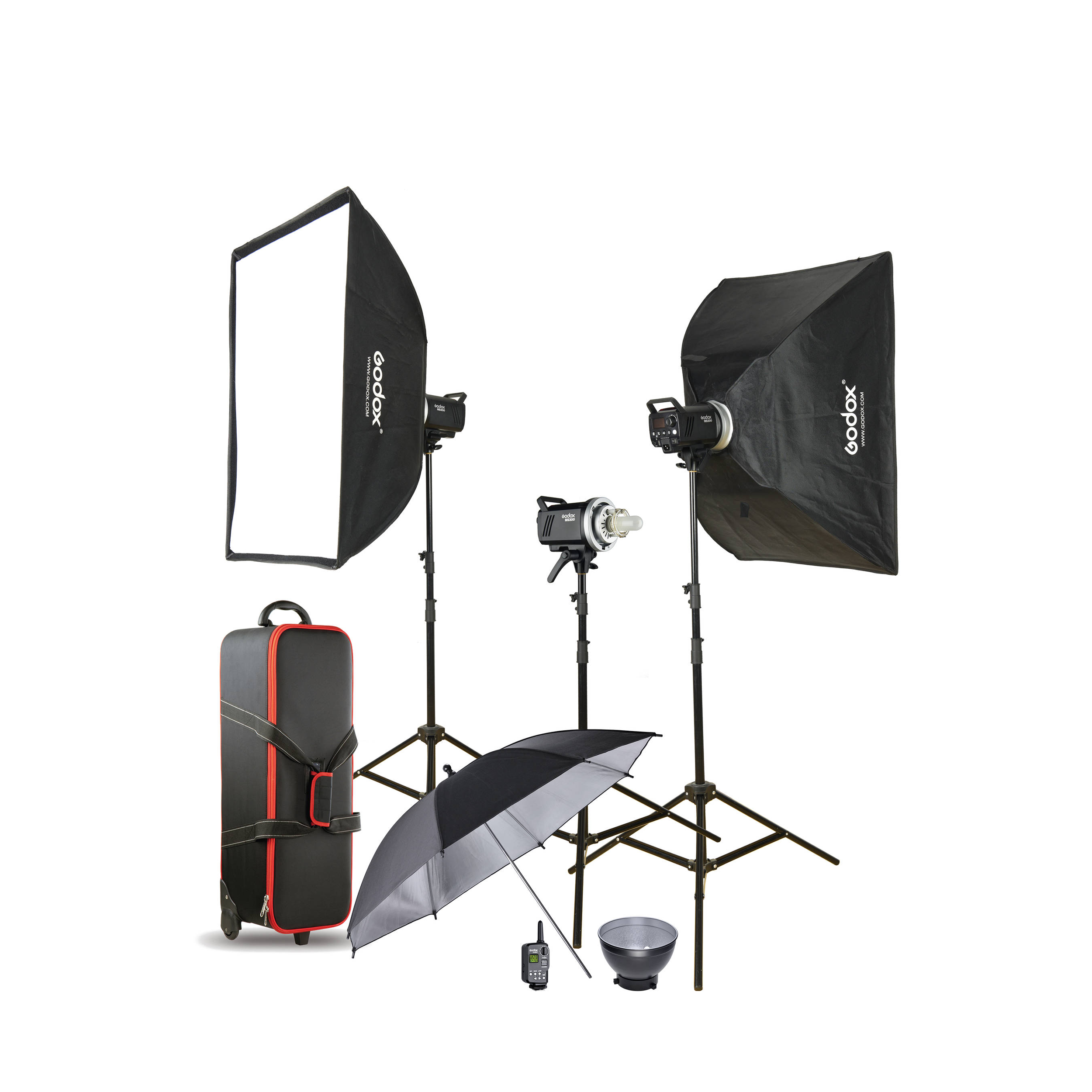 Godox MS300-D 3-Monolight Kit | 300Ws Studio Flash