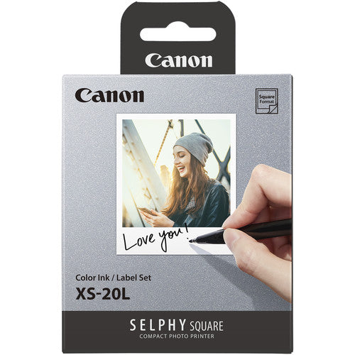 Canon XS-20L Color Ink & Paper for SELPHY QX10