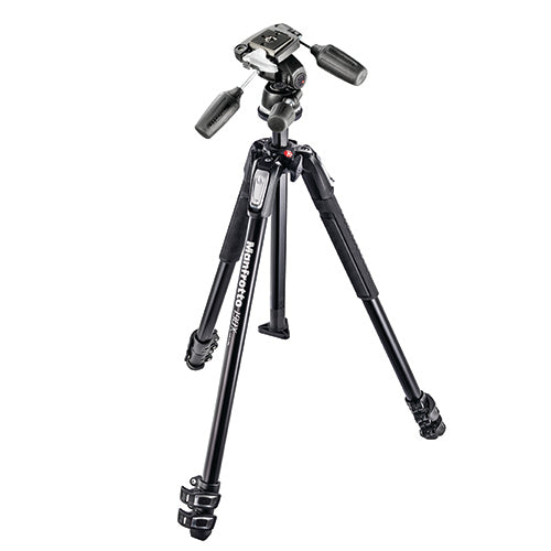 Manfrotto MK190XPRO3 Aluminum Tripod with 3-Way Head | Free Shipping