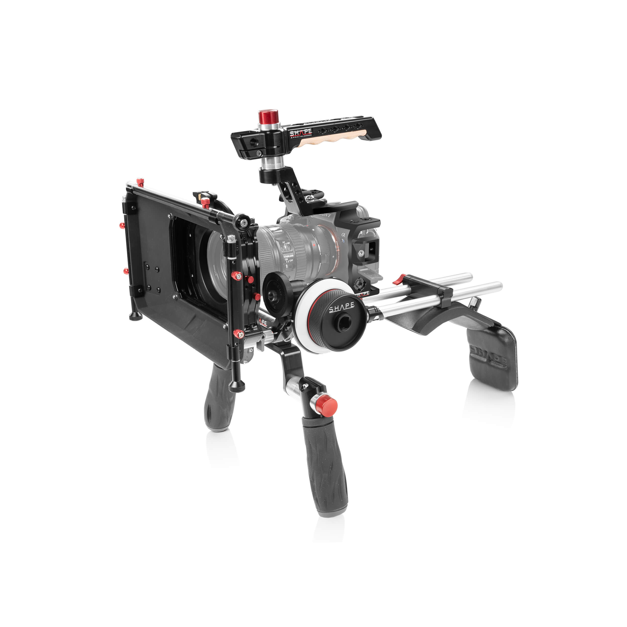 SHAPE Shoulder Mount Kit with Matte Box and Follow Focus for Sony a7S