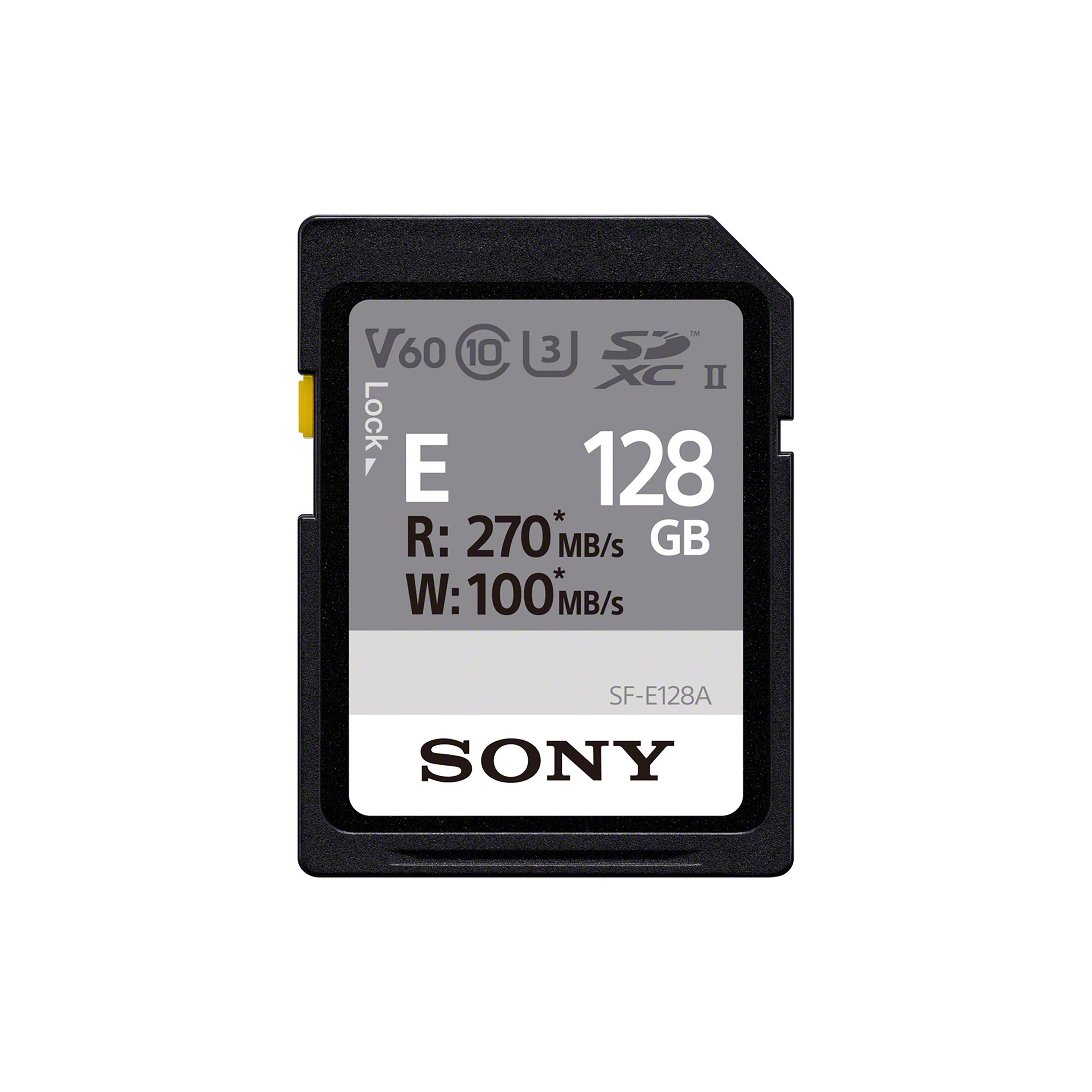 Sony E Series UHS-II SDXC Memory Card 128 GB SFE128A 027242926332