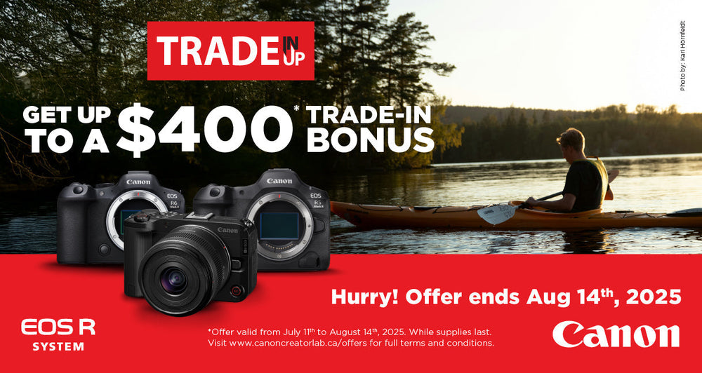 Canon Trade-In: Save Up to $400 – Limited Time