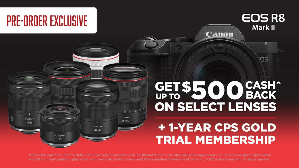 Canon EOS R8 Mark II Preorder Offer: Get Up to $500 Cashback + CPS Gold Trial