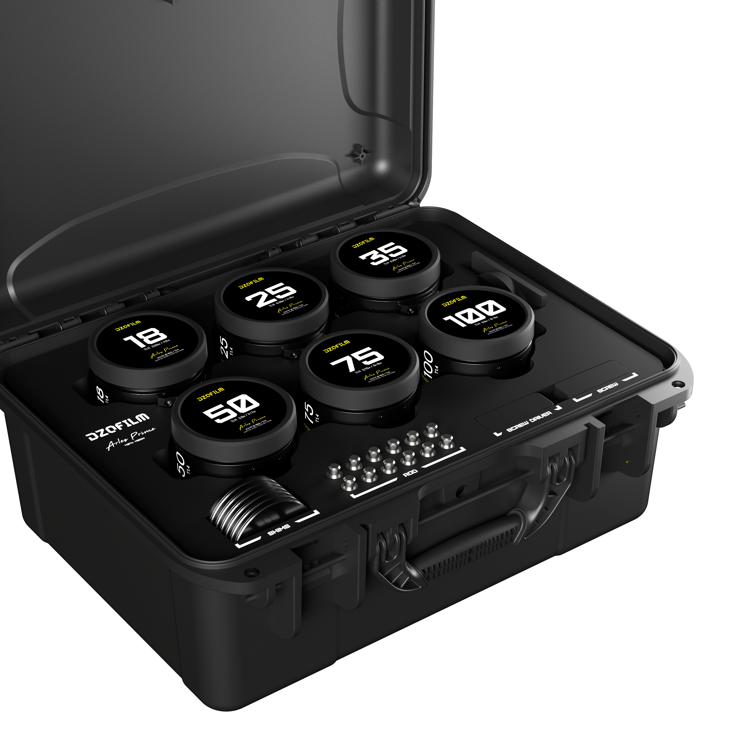 DZOFilm Arles FF/VV Prime Cine 6-Lens Set (ARRI PL)