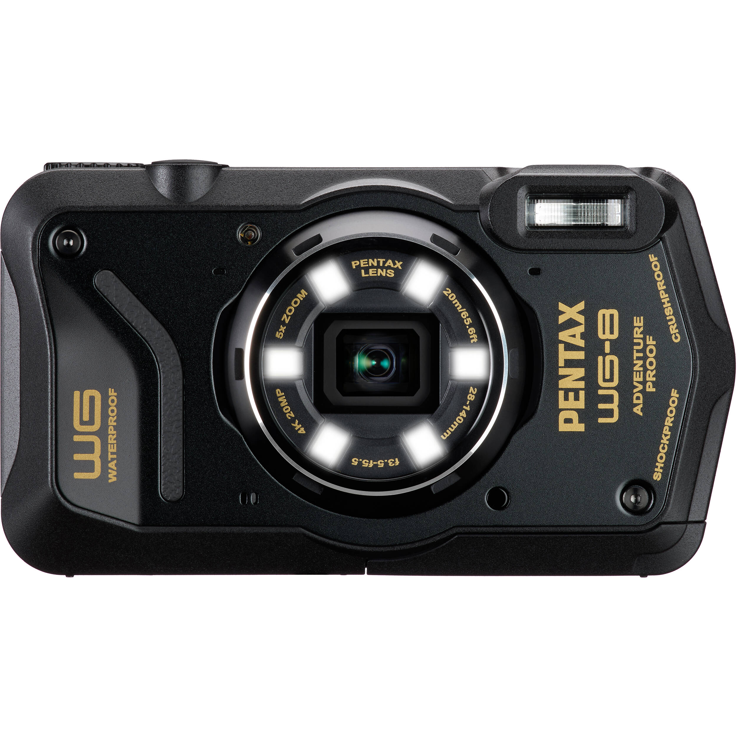 Pentax Ricoh WG-8 Digital Camera (Black) | ExcellentPhoto.ca