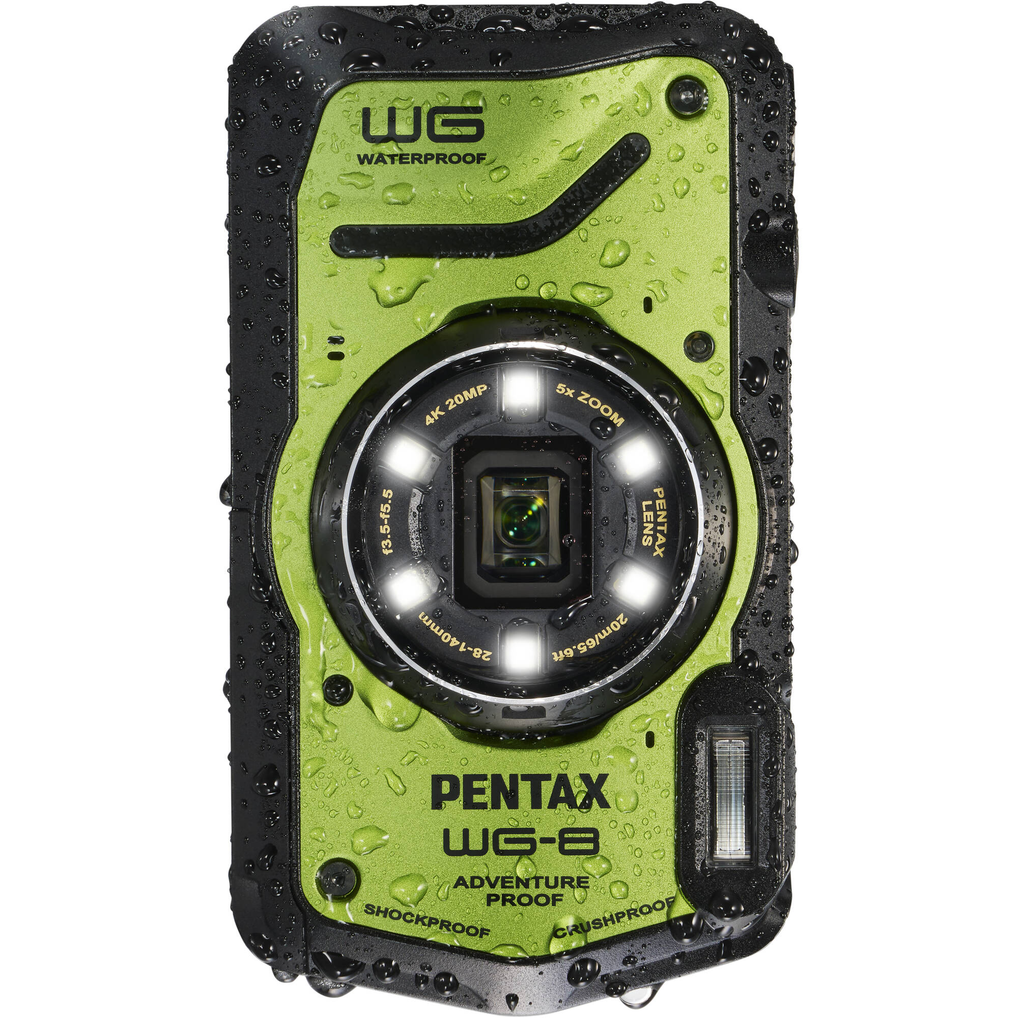 PENTAX Ricoh WG-8 Digital Camera (Green)