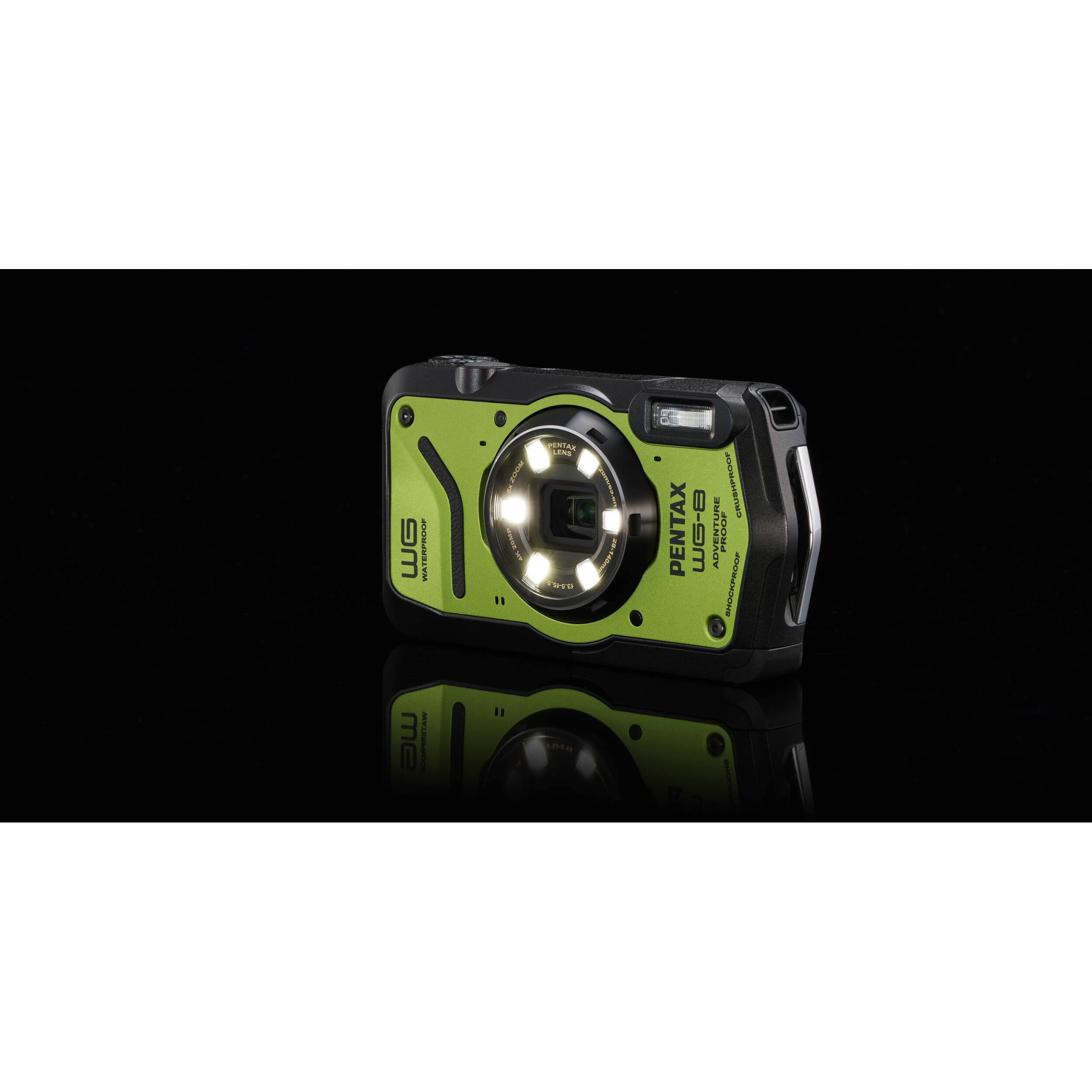 PENTAX Ricoh WG-8 Digital Camera (Green)