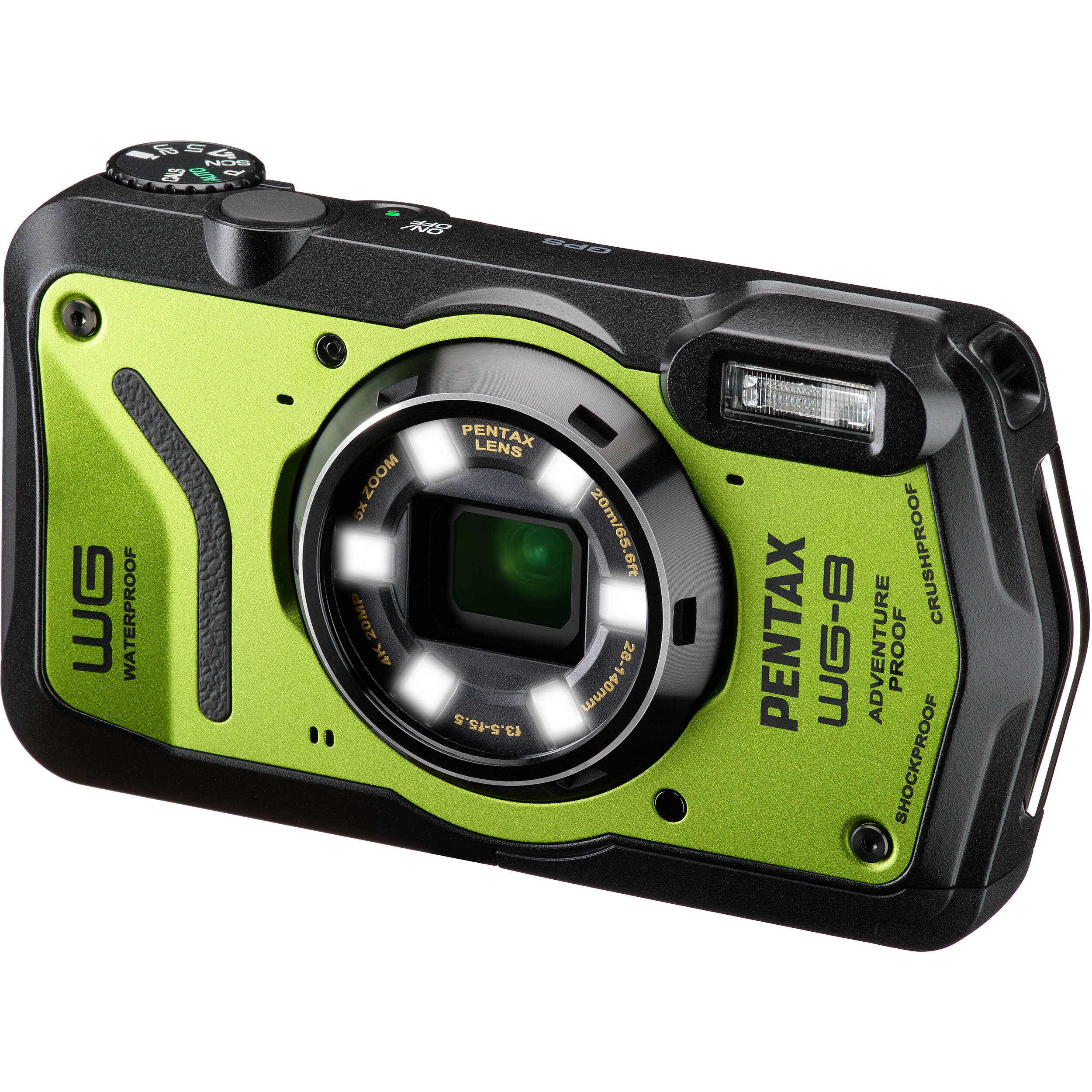 PENTAX Ricoh WG-8 Digital Camera (Green)