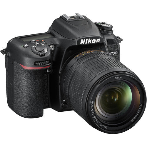 Nikon 33903 D7500 DX-Format DSLR Camera with AF-s DX nikkor 18-140mm lens kit