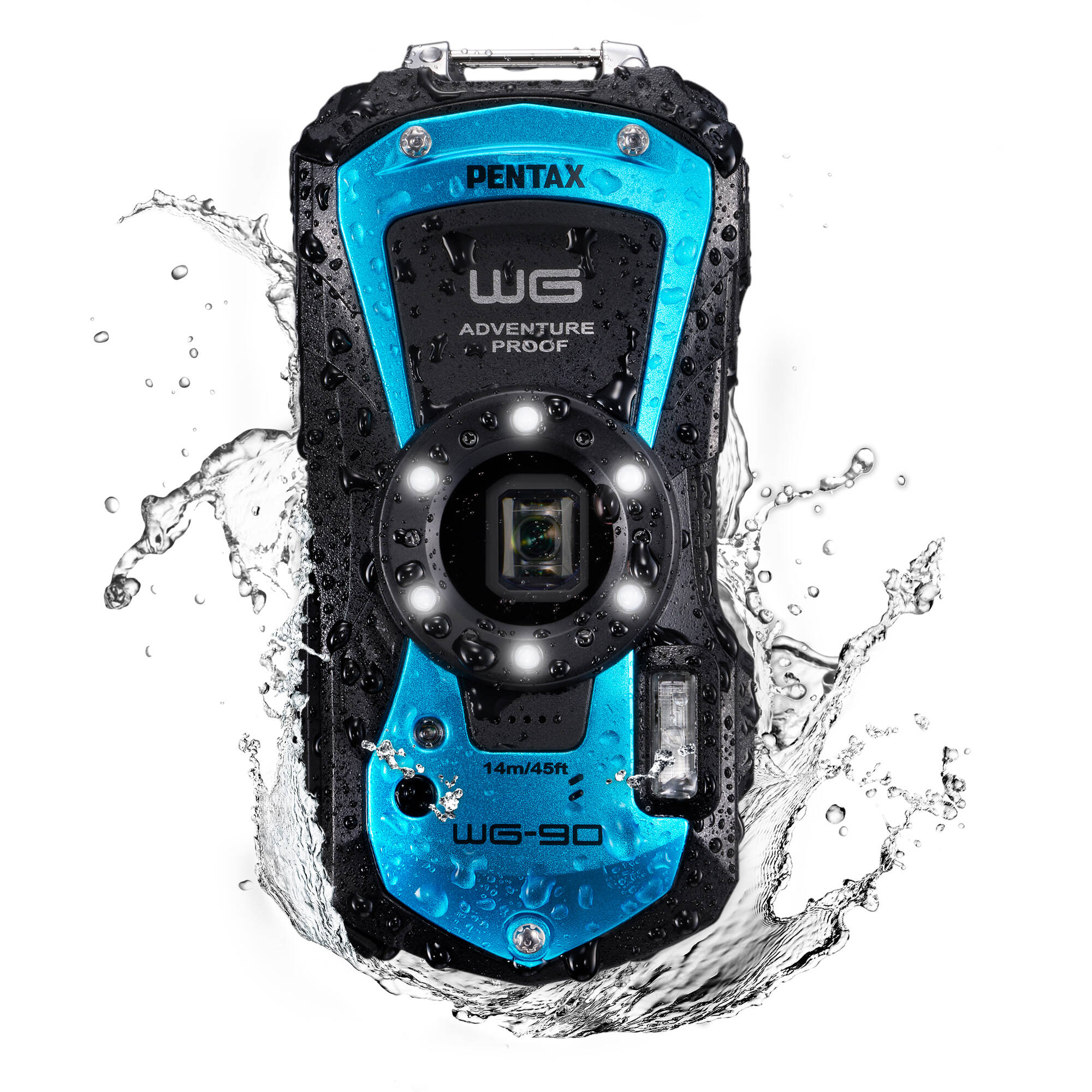 Pentax Ricoh WG-90 numérique caméra (Bleu)