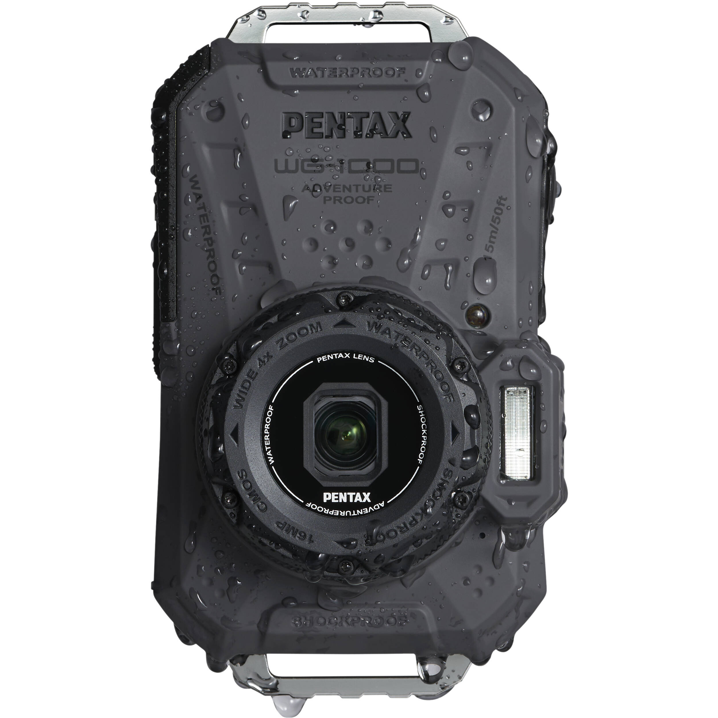PENTAX Ricoh WG-1000 Digital Camera (Gray)