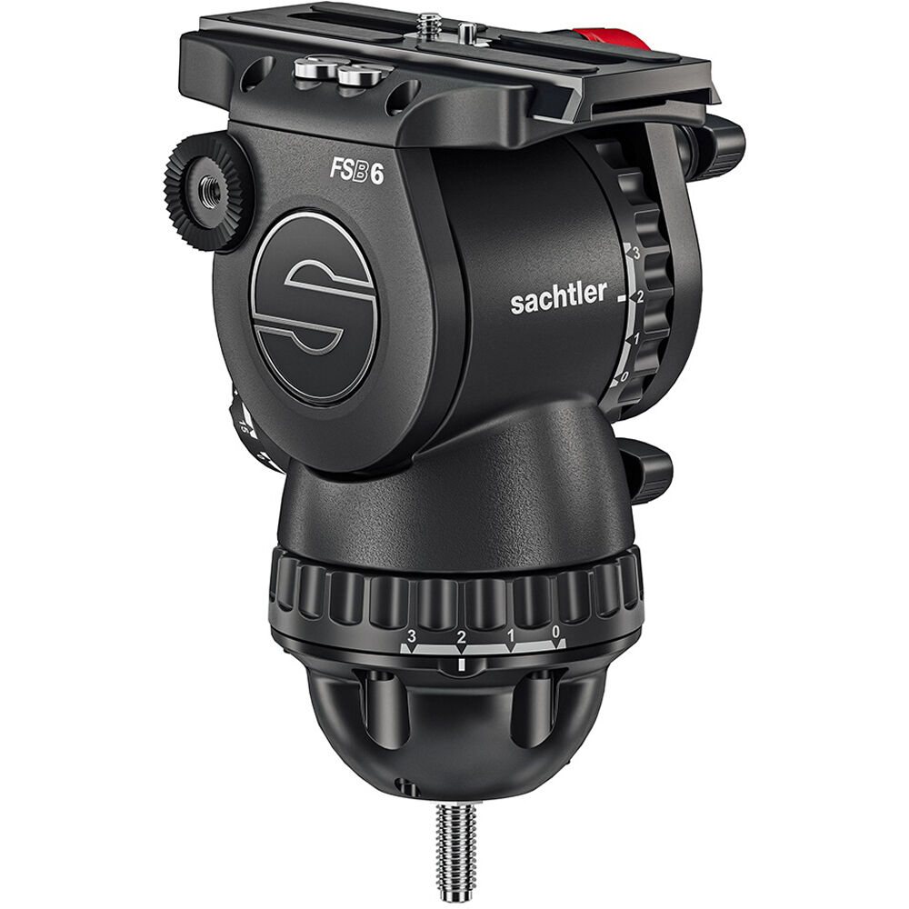 Sachtler 75/2 Mark II Aluminium trépied Système avec tête fluide FSB 6 MK II et épandeur de niveau intermédiaire