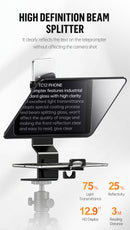 LENSGO TC12P Teleprompter for Smartphone and Tablets Video and Recording