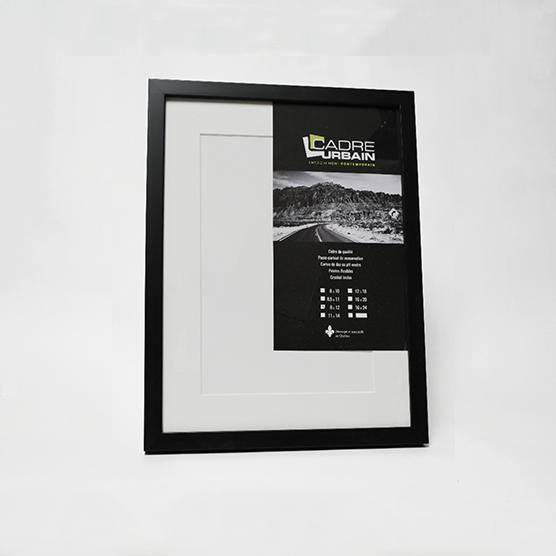 Wood Picture frame Black 24x36
