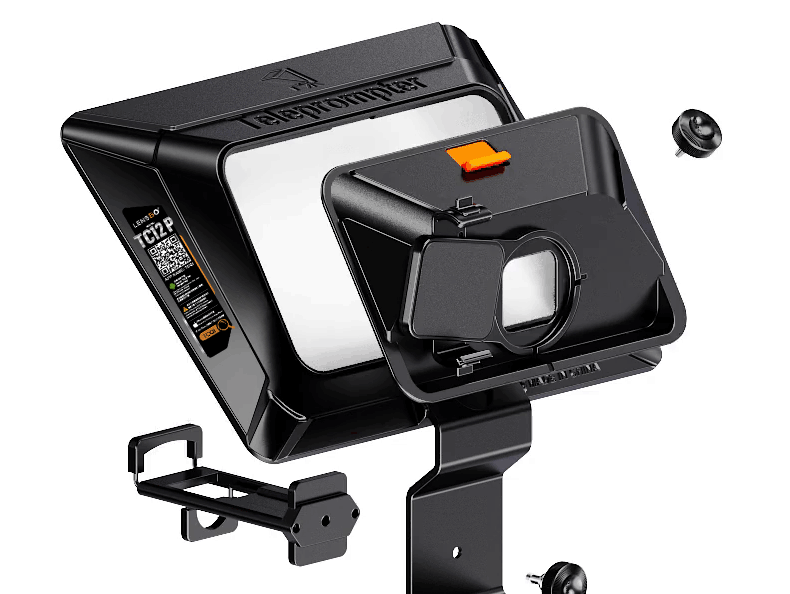 LENSGO TC12P Teleprompter for Smartphone and Tablets Video and Recording