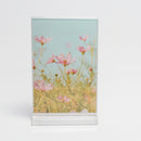 Cadre d'image en table à double face acrylique - Vertical - 4x6