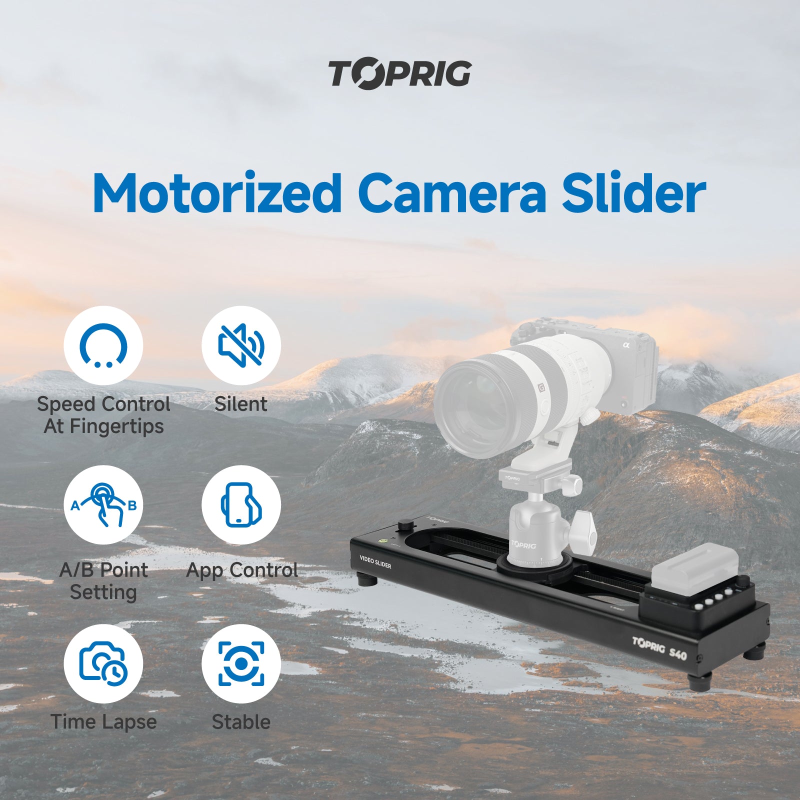 Accsoon Toprig  S40 Video Slider