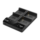 Accsoon Toprig 100W 4-Bay NP- F Fast Charger with US GaN Charger