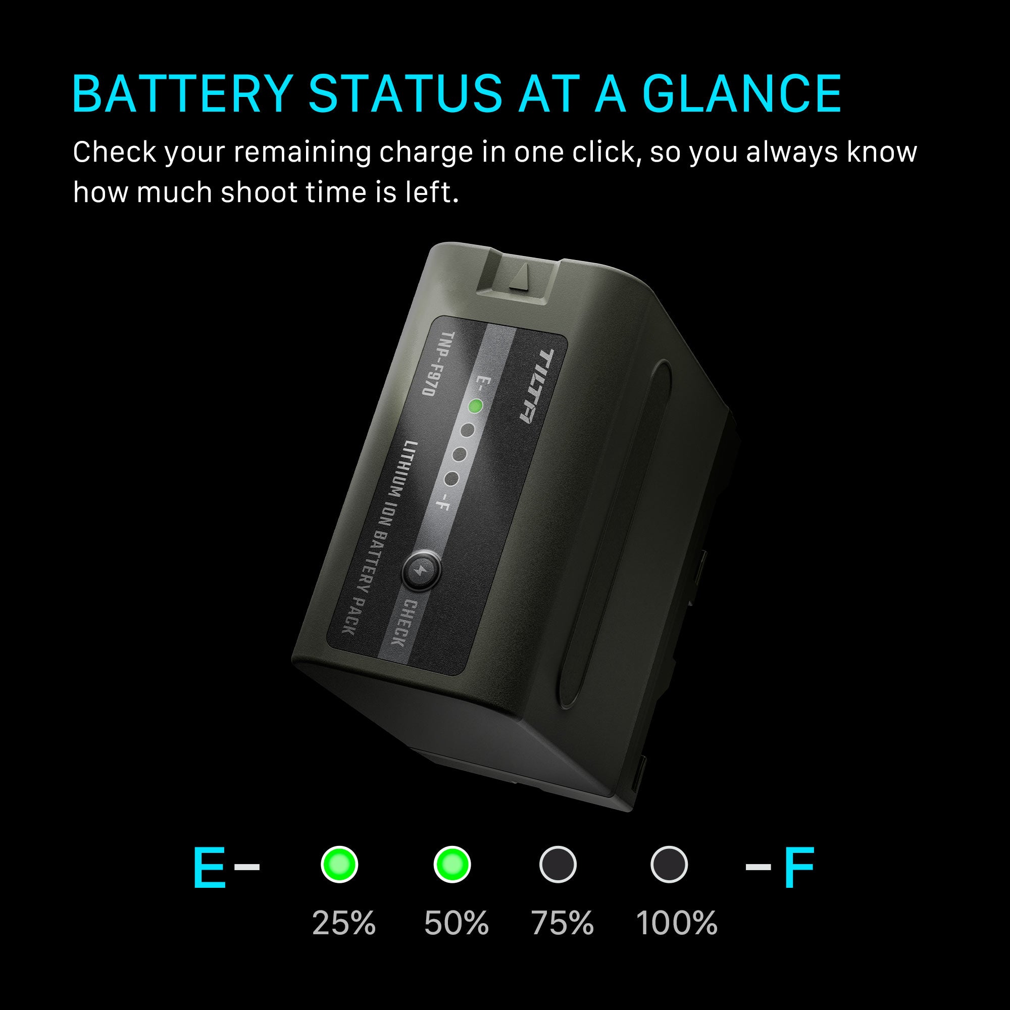 Tilta NP-F970 Battery (10500mAh) - Green