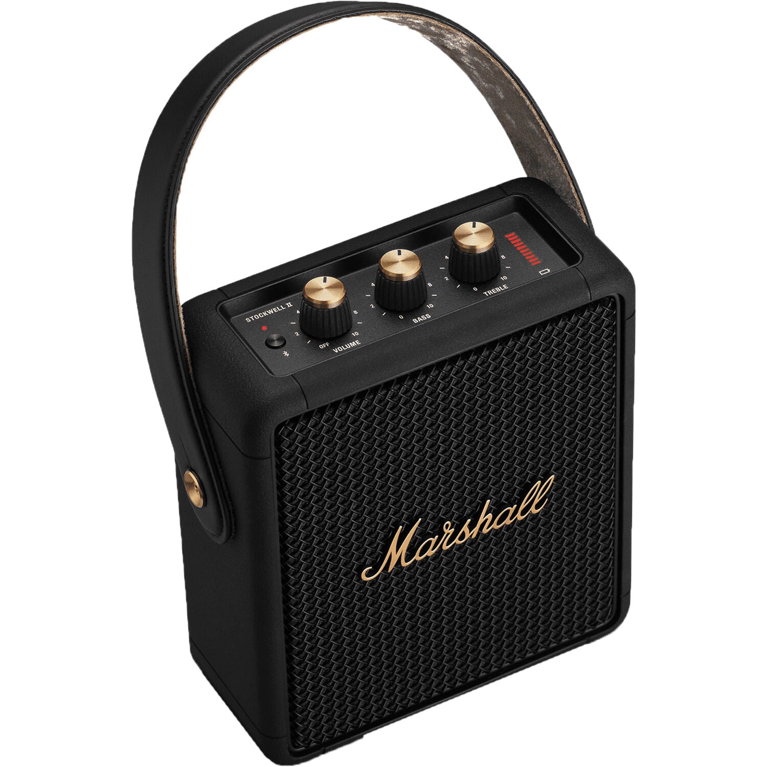 Marshall Stockwell II Bluetoothスピーカー Marshall Stockwell II Portable Bluetooth Speaker (Black/Brass)