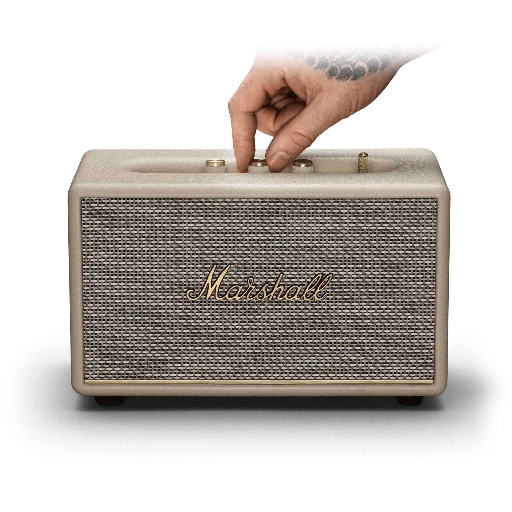 【美品】Marshall ACTONⅢ CREAM Marshall Acton III Bluetooth Speaker (Cream) | ExcellentPhoto.ca