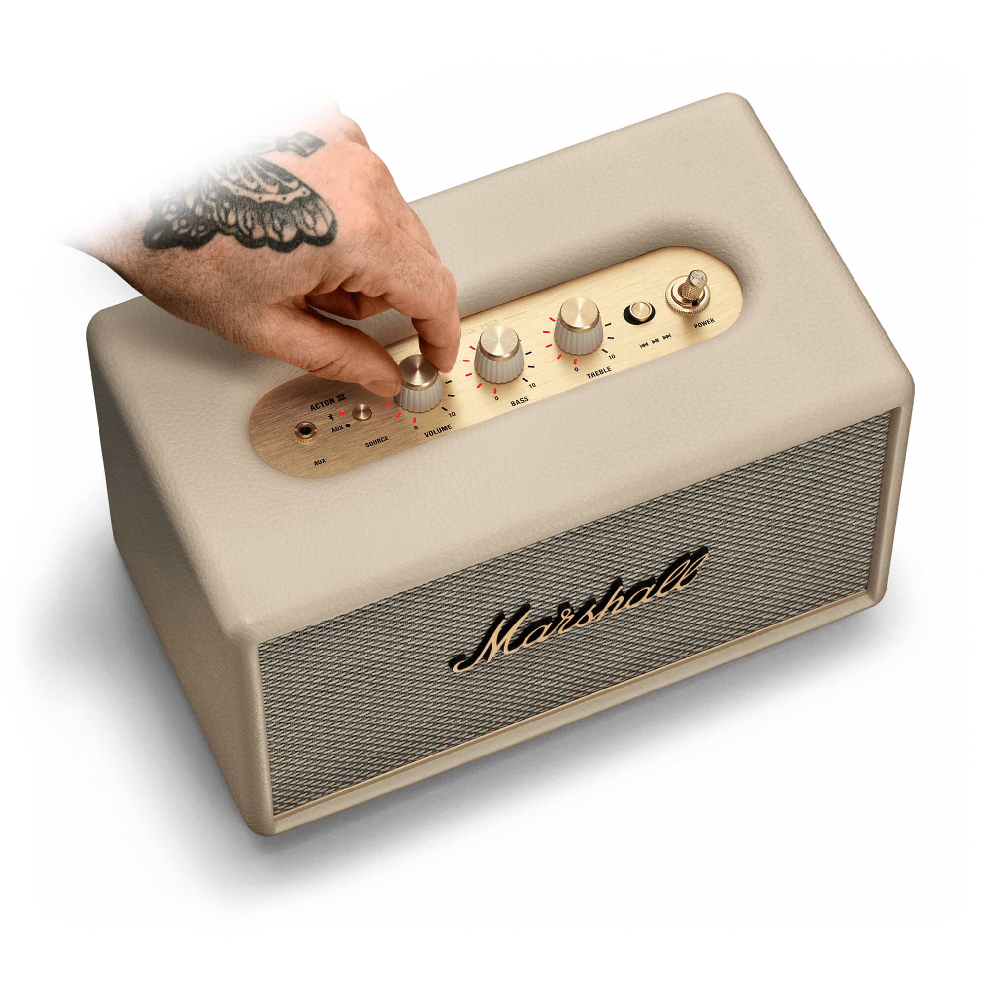 Marshall ACTON Ⅲ CREAM Marshall Acton III Bluetooth Speaker (Cream) | ExcellentPhoto.ca