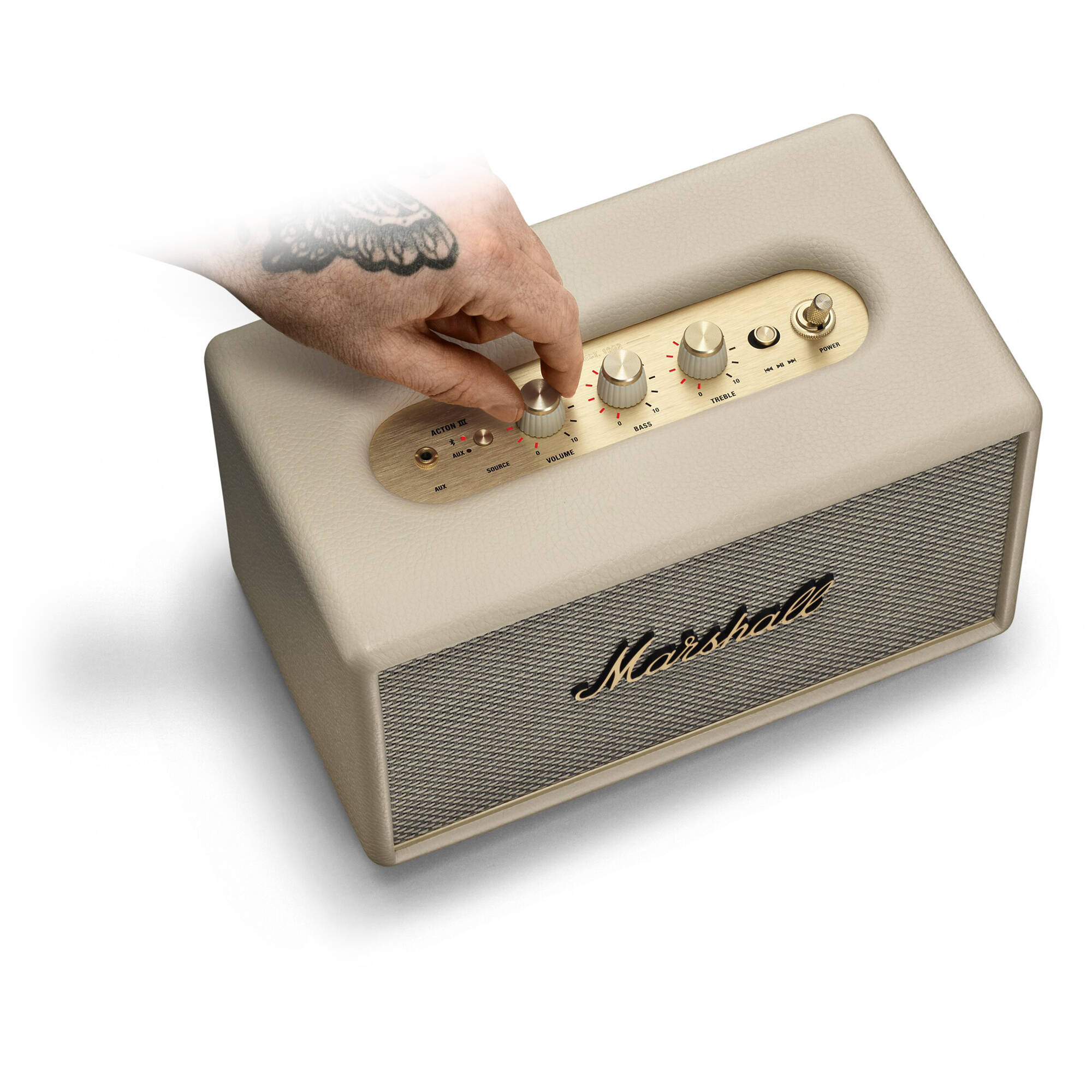 Marshall Acton III Bluetooth Speaker System (Cream)
