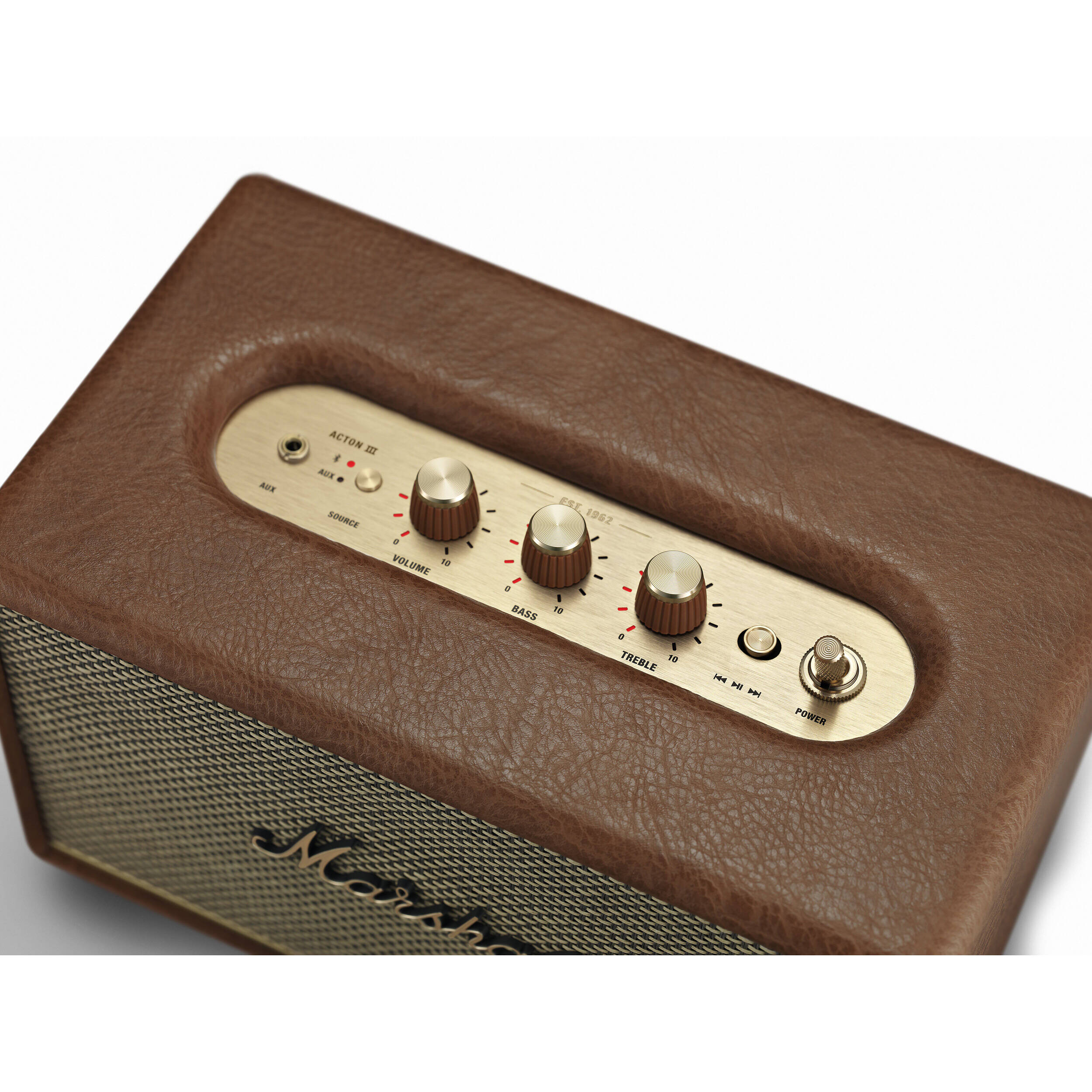 Marshall Acton III Bluetooth Speaker System (Brown) 1006078