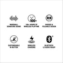 Écouteurs Bluetooth sans fil Marshall Major V (Noir)