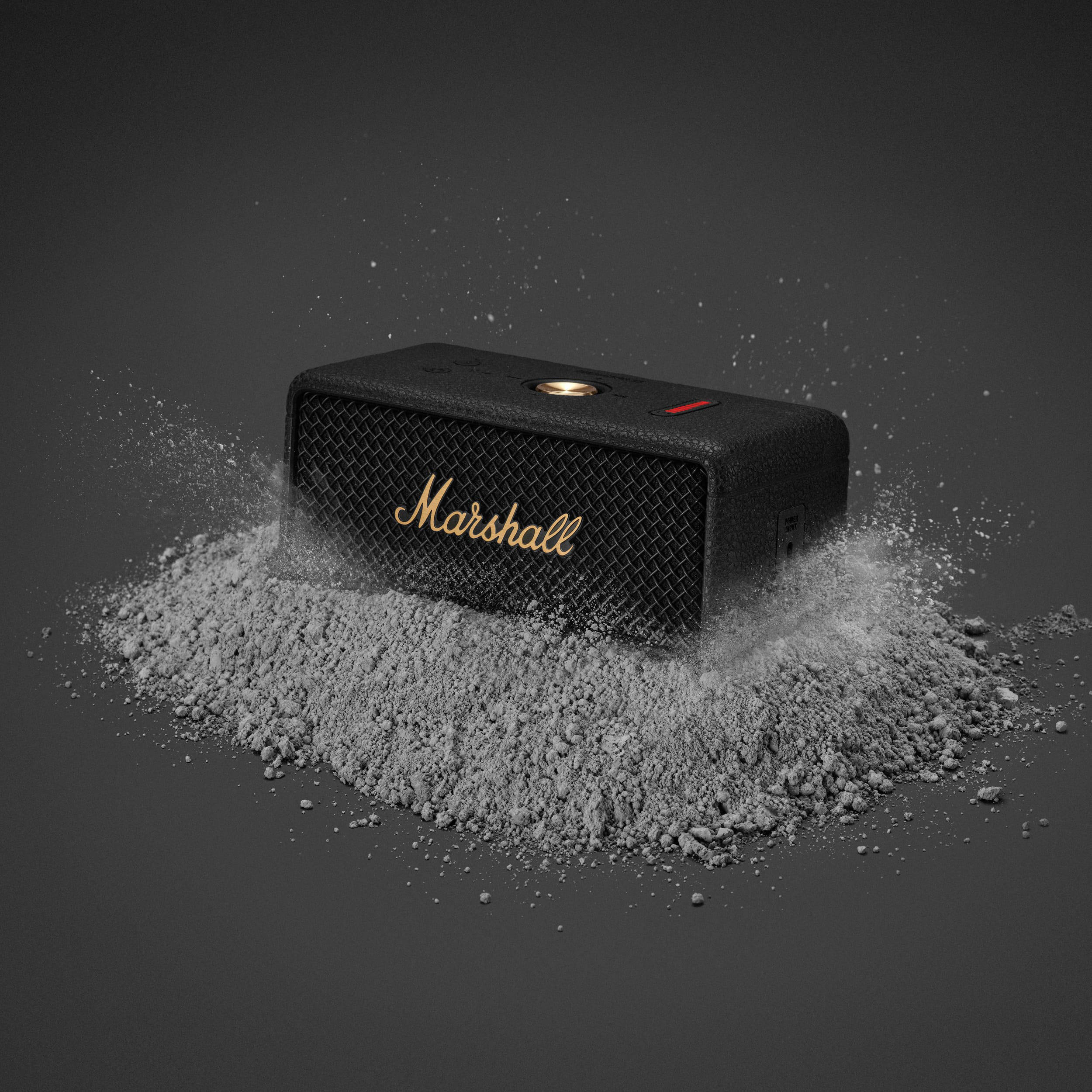 Marshall Emberton III Black＆Brass Marshall Emberton III Portable Waterproof Wireless Speaker (Black &