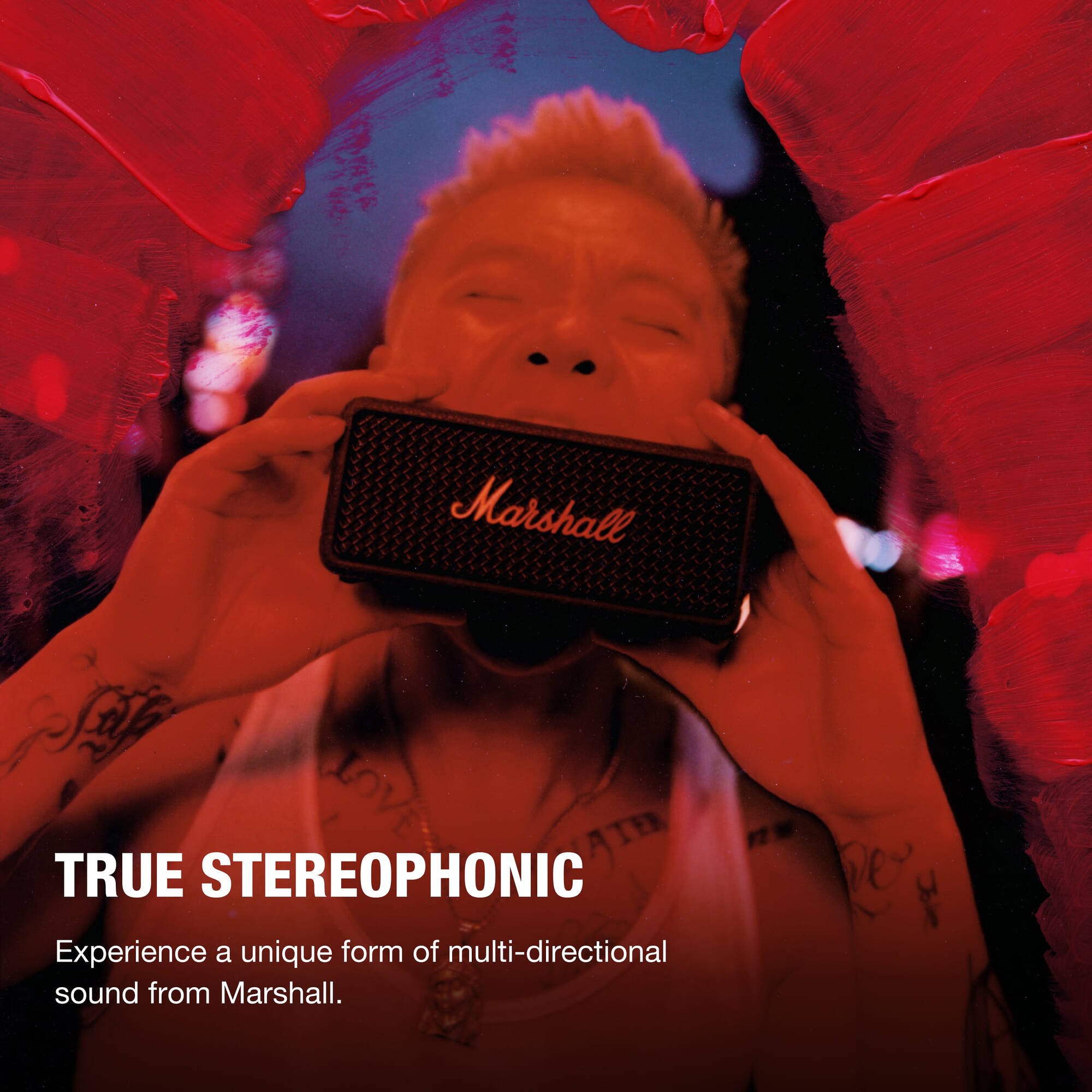 Marshall Emberton III Portable Waterproof Wireless Speaker (Black & Brass)