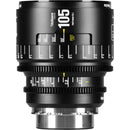 7Artisans INFINTE 105mm T2.1 Ciné Objectif (Canon EF, Noir)