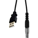 Connecteur Teradek à 4 broches à USB Cable (13 ")