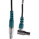 Teradek RT 4-Pin Straight to 4-Pin Right-Angle Motor Cable (8")