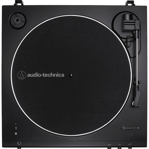 Audio-Technica Consumer AT-LP60XSPBT entièrement automatique à deux vitesses et à deux vitesses Bluetooth Pundle (noir)