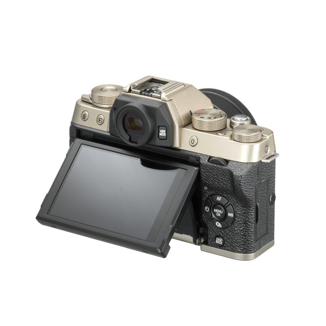 Kit sans miroir Fujifilm X-T100 w / XC 15-45 mm f / 3,5-5,6 Lens - or