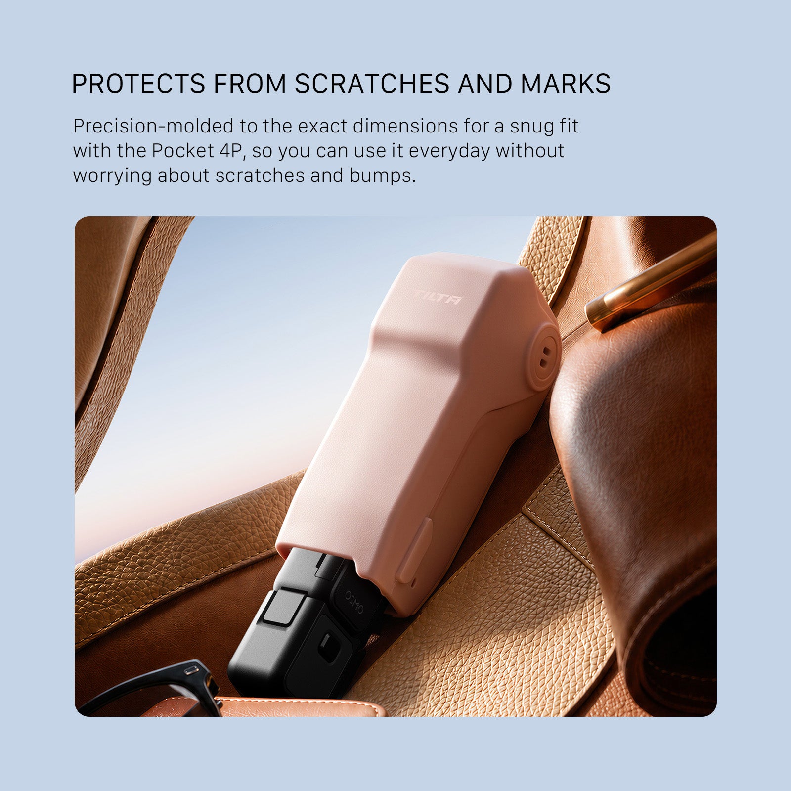 Tilta Protective Travel Case for Osmo Pocket 4P - Light Pink