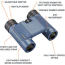 Bushnell 10x25 H2O Binoculars compacts (bleu foncé)