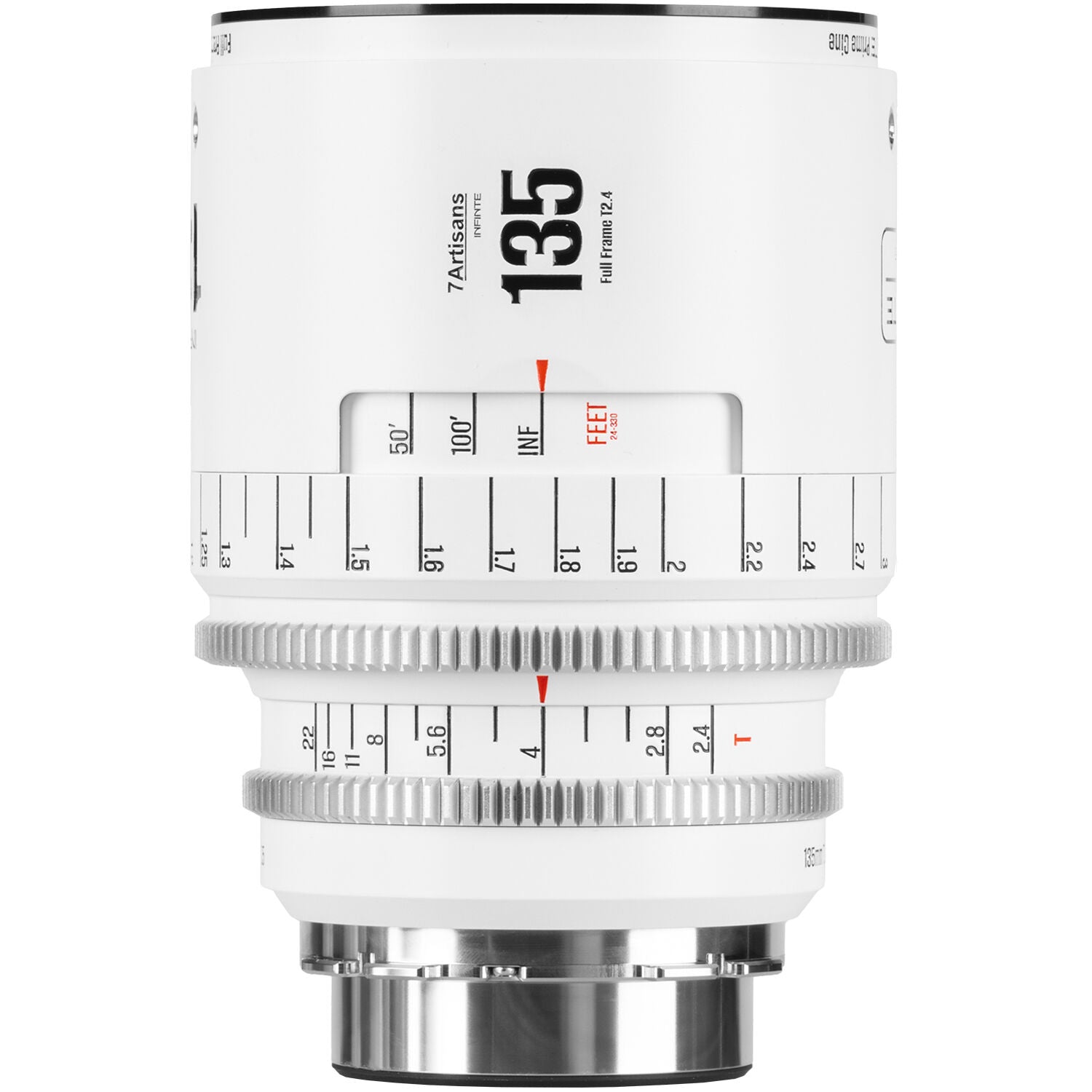 7Artisans INFINTE 135mm T2.4 Cine Lens (Canon EF, White)